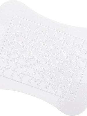 1 Set DIY Sublimation Transfer Puzzle Blank Jigsaw Puzzle with Stand for Creative Fun for Parties and Family Activities Encourages Imagination