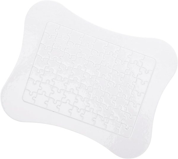 1 Set DIY Sublimation Transfer Puzzle Blank Jigsaw Puzzle with Stand for Creative Fun for Parties and Family Activities Encourages Imagination