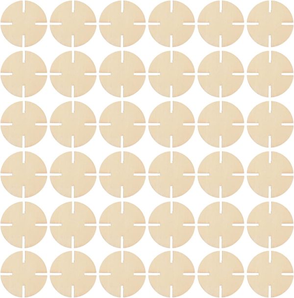 50pcs Wooden Puzzle Children Puzzles Unfinished Wood Kid Puzzle Kid Craft Diy Blank Puzzle Wood Block Craft for Kids Wooden Jigsaw Puzzles Unfinished Puzzle Decorate Household