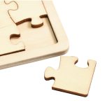 Decorate Your Own Wooden Tray Puzzle Set of 6, Decorate Your Own Wooden Puzzle, Kids Craft, Puzzles for Children, Blank Wooden Jigsaw, Unfinished Jigsaw, Wooden Craft Puzzle to Decorate