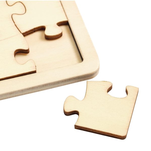 Decorate Your Own Wooden Tray Puzzle Set of 6, Decorate Your Own Wooden Puzzle, Kids Craft, Puzzles for Children, Blank Wooden Jigsaw, Unfinished Jigsaw, Wooden Craft Puzzle to Decorate
