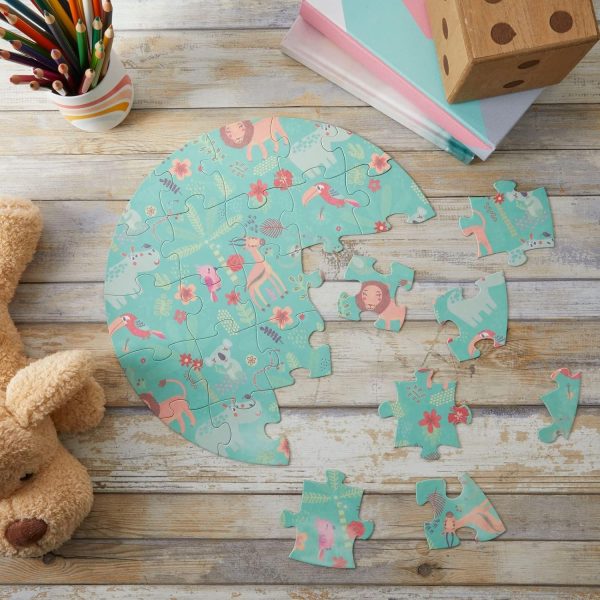 12 Pack Round Blank Jigsaw Puzzles for DIY Crafts (12.5 in)
